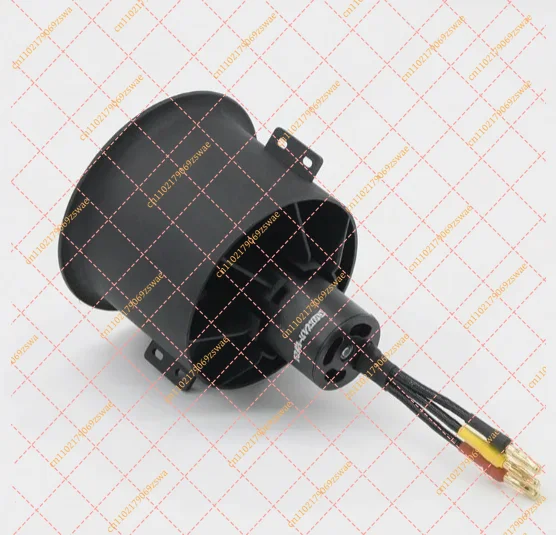 80mm 12-Blade EDF Power System, 6S Inrunner Brushless Motor for RC Jet Aircraft