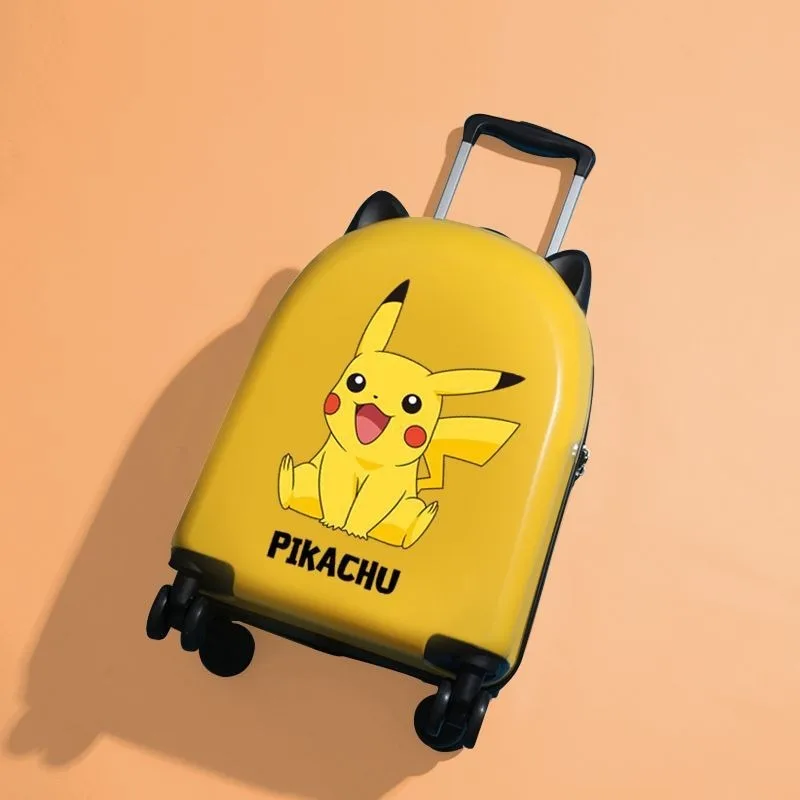 

2026New PokéMon 18inch Trolley Suitcase with handbag Girls Boys cartoon rolling luggage travel bag children trolley borading box