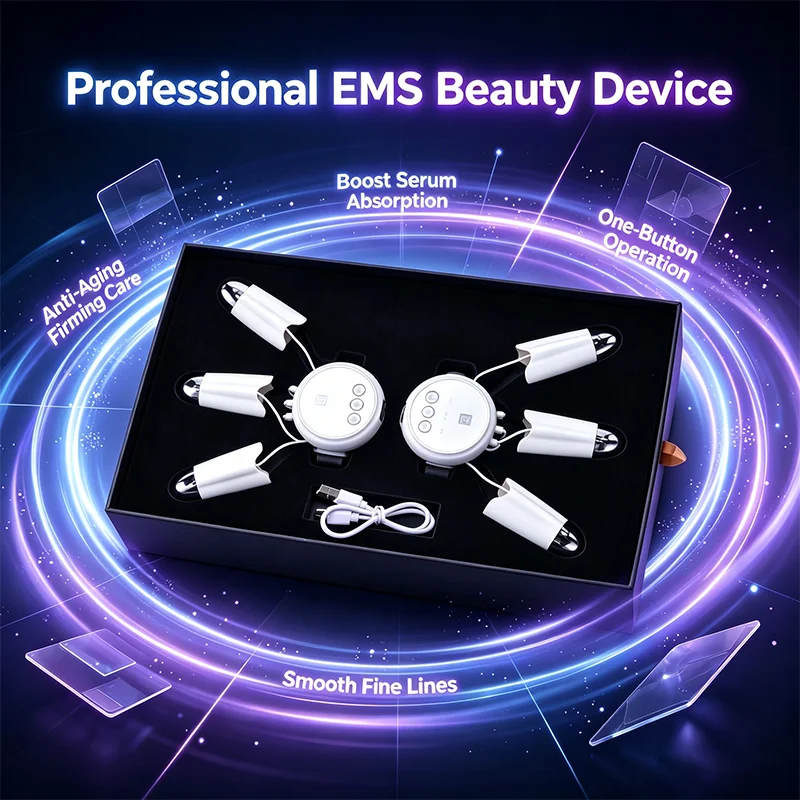 Newest Face Lifting Microcurrent Golden Finger Machine Facial Contour Lifter Boost Essence Absorption Anti Aging