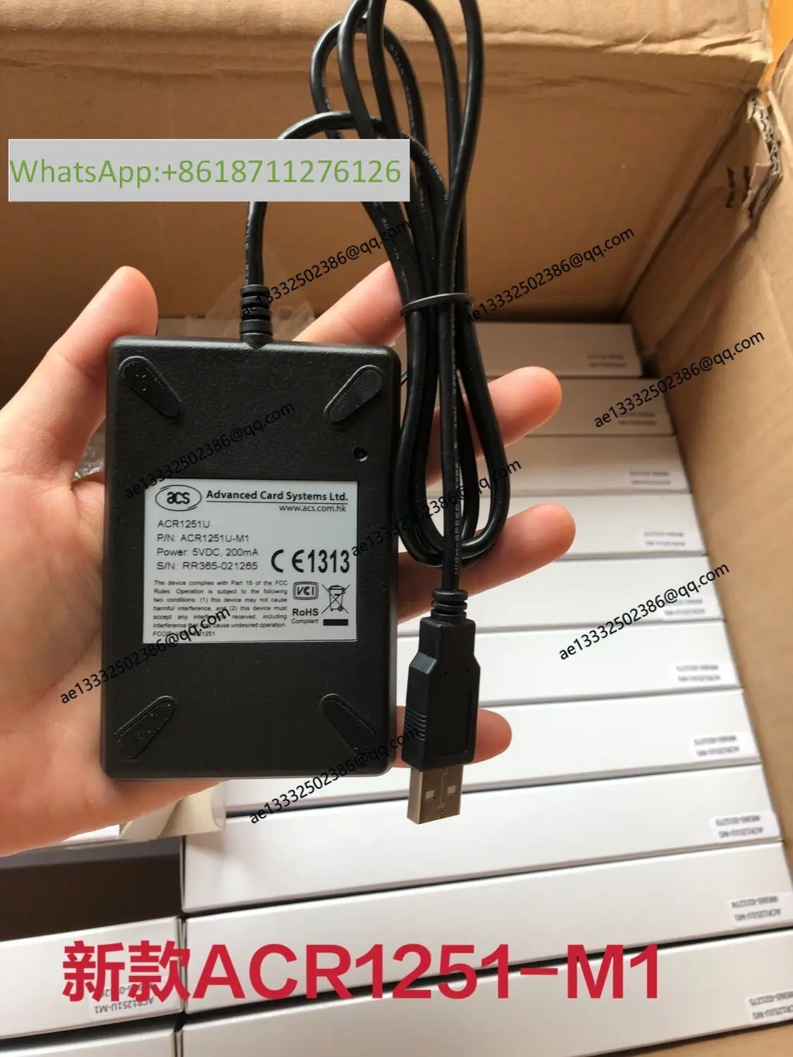 NFC smart card  end point ACR1251U access control cardhigh frequency induction card according to ISO 7816