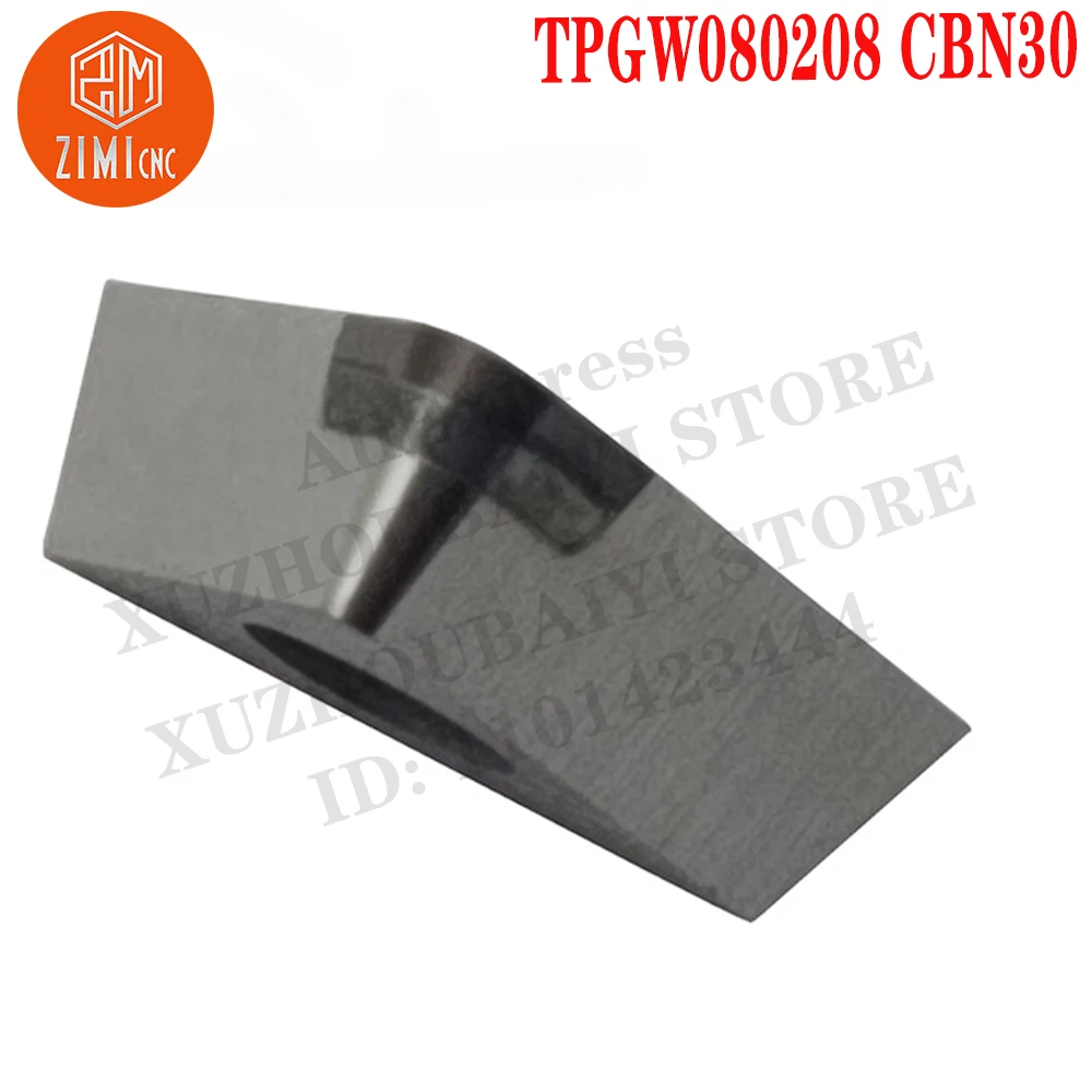 TPGW080208 CBN30 تي بي جي دبليو 080208 إدراجات سبائك الألومنيوم أدوات مطحنة النهاية كربيد CNC مخرطة أداة قطع ميكانيكي مخرطة معدنية