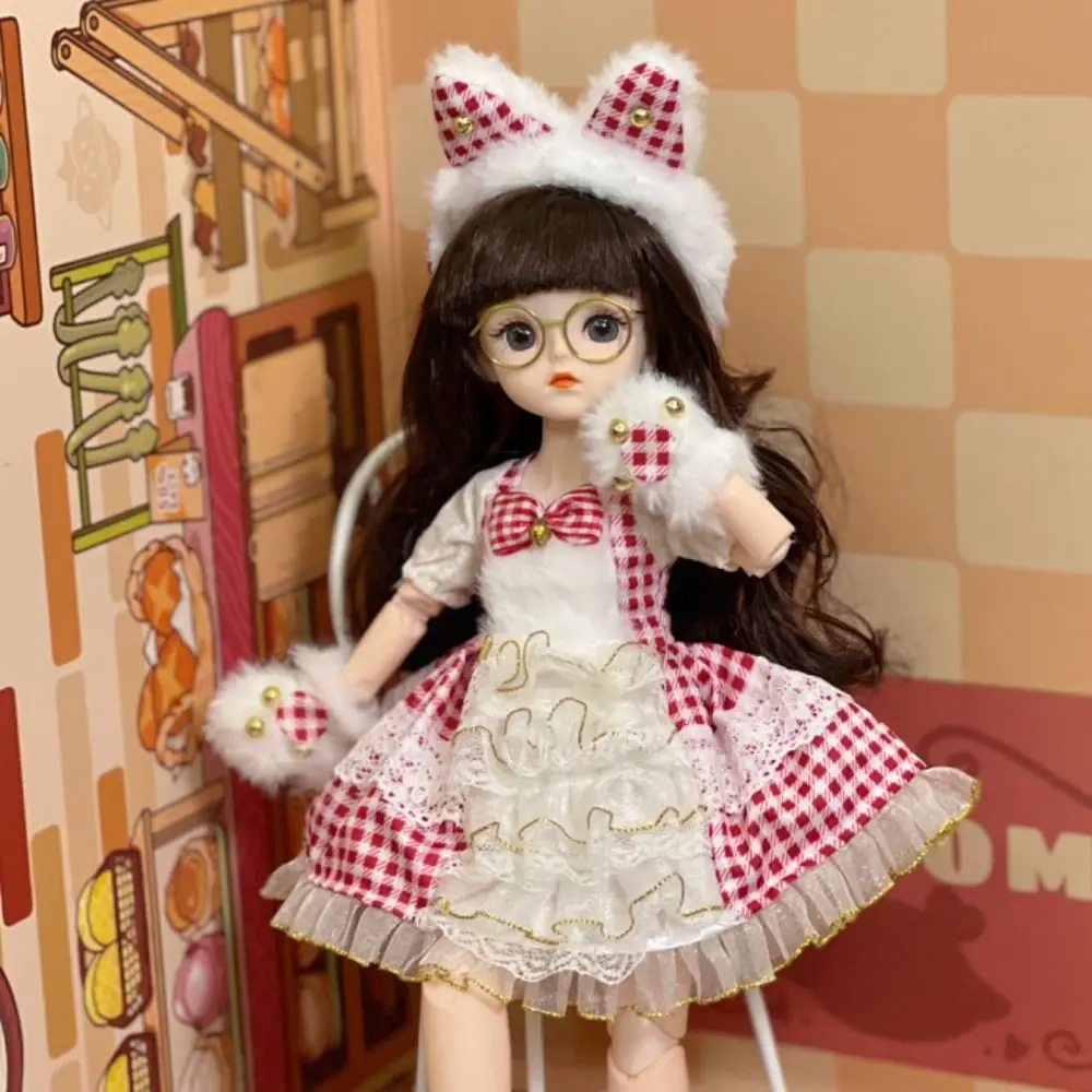 1/6 SD 30 cm Bjd pop met kleding aantrekkelijke ogen hoge hak prinses aankleedpoppen anime elegant