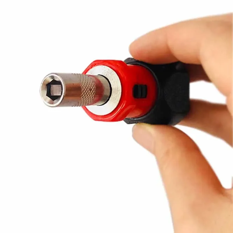 Mini Hex Ratchet Screwdriver Multifunctional Reversible 6.35mm hex socket Maintenance Screwdriver Handle tools