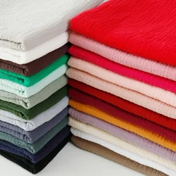 100*135cm Double Cotton Gauze Clothing Fabrics Cotton Fabric By The Meter Garment DIY Bed Sheet Saliva Towel Soft Sf0001