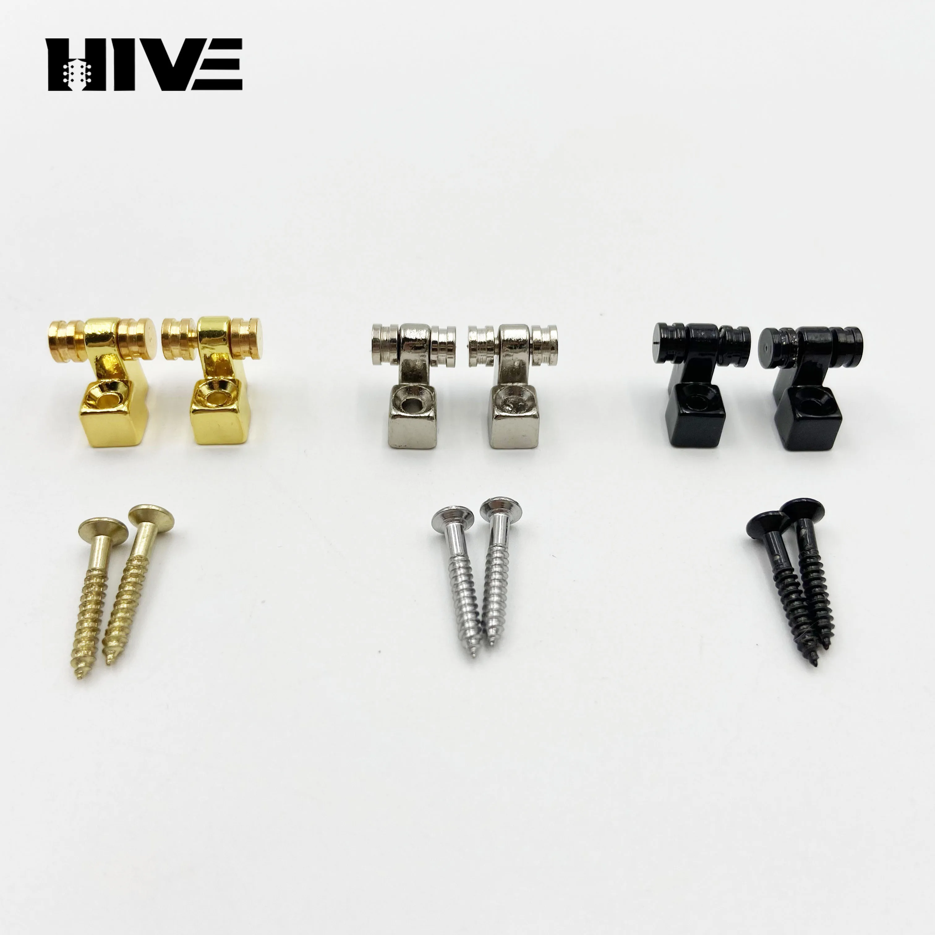 2Pcs/set Ball Roller String Pressers Electric Guitar Headstock String Stabilizers Guitar String Fasteners Guitar Accessories