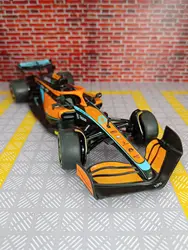 Mclaren-金属製ダイキャストのおもちゃの車,F1スケールの合金車両,スケール1:24,ラリーシミュレーション,男の子へのギフトコレクション