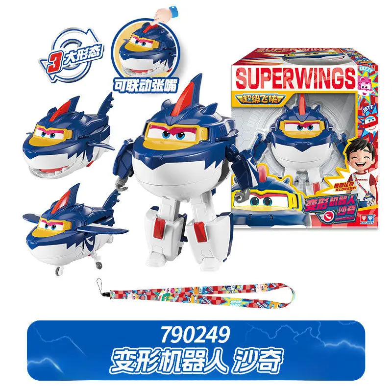 AULDEY Super Wings Toys Jett Dizzy New Transform Robot with
