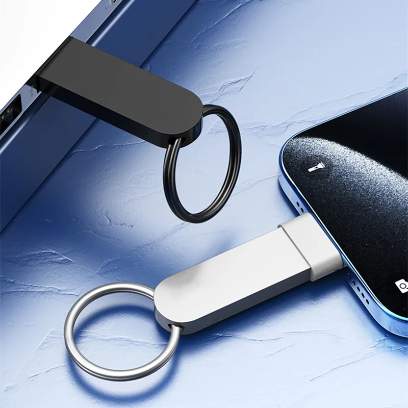 Бесплатная пользовательская лазерная гравировка логотипа, цветное металлическое кольцо, мини-флеш-накопитель USB2.0, 4 ГБ, 8 ГБ, 16 ГБ, 32 ГБ, 64 ГБ, 128 ГБ, карта памяти