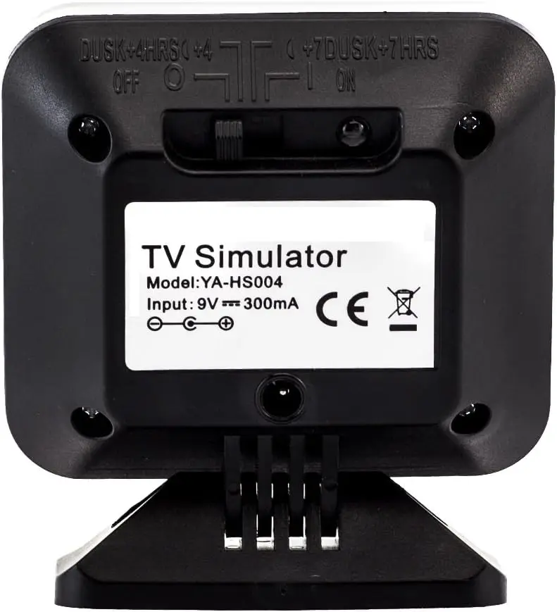 LED TV simulator, through light simulation for use as burglary protection, home security, television Atrappe/Fake-Ferns