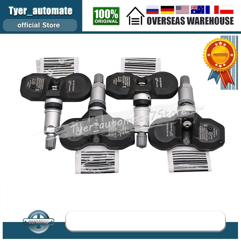 

Set of (4) 36106790054 TIRE PRESSURE SENSOR TPMS For BMW Mini 433MHz TS-BM03