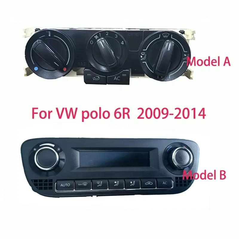 AC Air Conditioning Control Panel Switch for VW Polo 6R 2009-2014 Climate Heater Temperature Knob Button Replacement