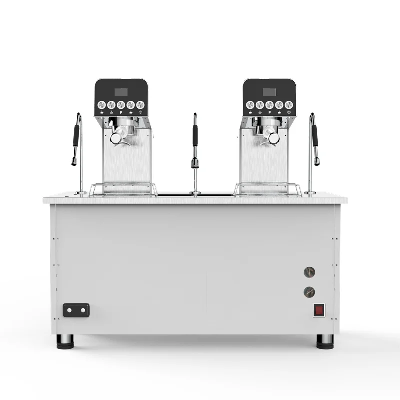 Commercial Electric Tea & Coffee Maker Machine Big Boilers Espresso for Milk Tea Buit-In Stainless Steel Housing