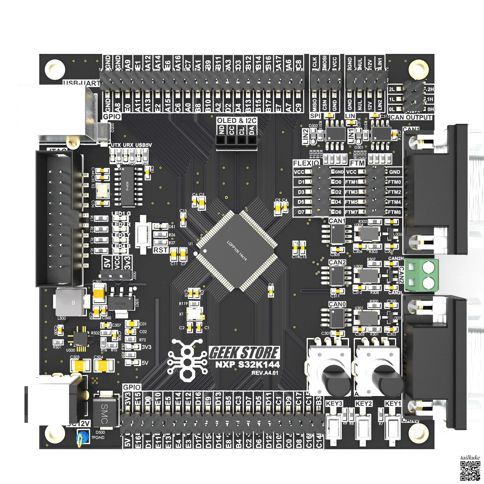 NXP S32K144 Development Board Evaluation Board