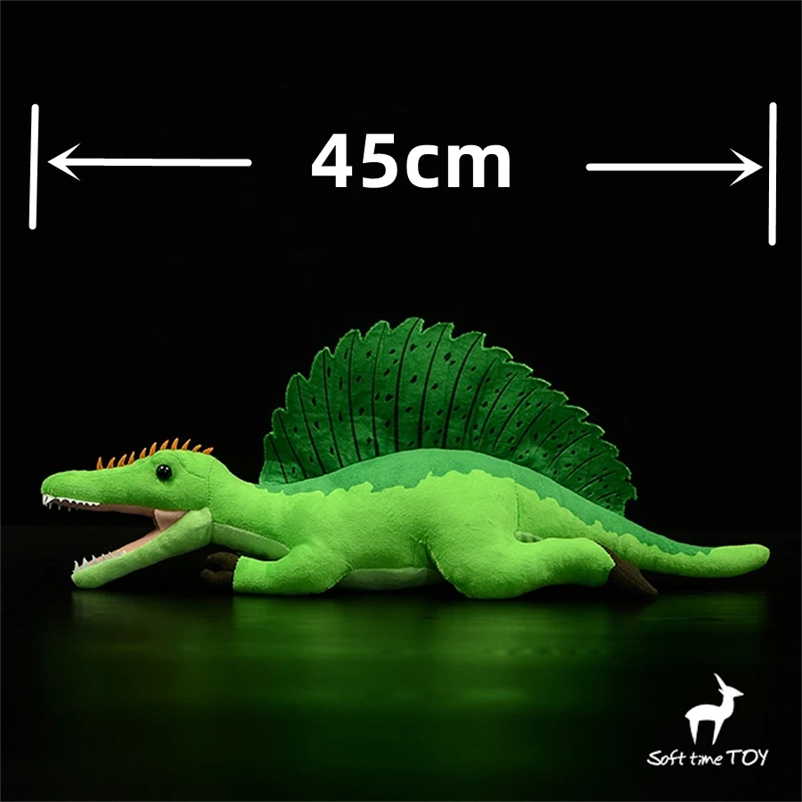 Spinosaurus High Fidelity Anime Cute Dinosaur Plushie Jurassic Plush Toys Lifelike Animals Simulation Stuffed Doll Kawai Toy Kid