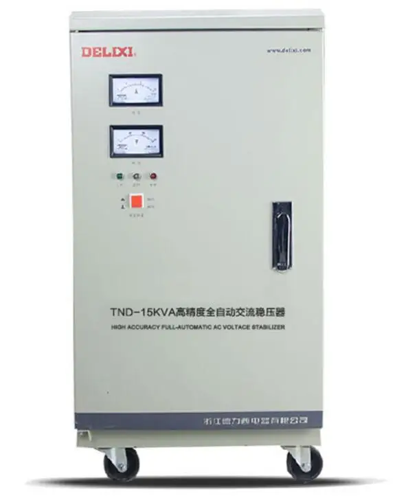 DELIXI Stabilizzatore di tensione monofase di buona qualità Stabilizzatori di tensione automatici 10 kva TND con prezzo competitivo