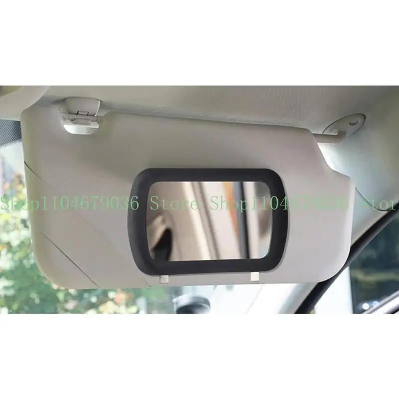 652F Sunvisor Glass Car Cosmetic Glass for Women Car SUV Makeup Vanity Glass Portable Sun Shading Glass