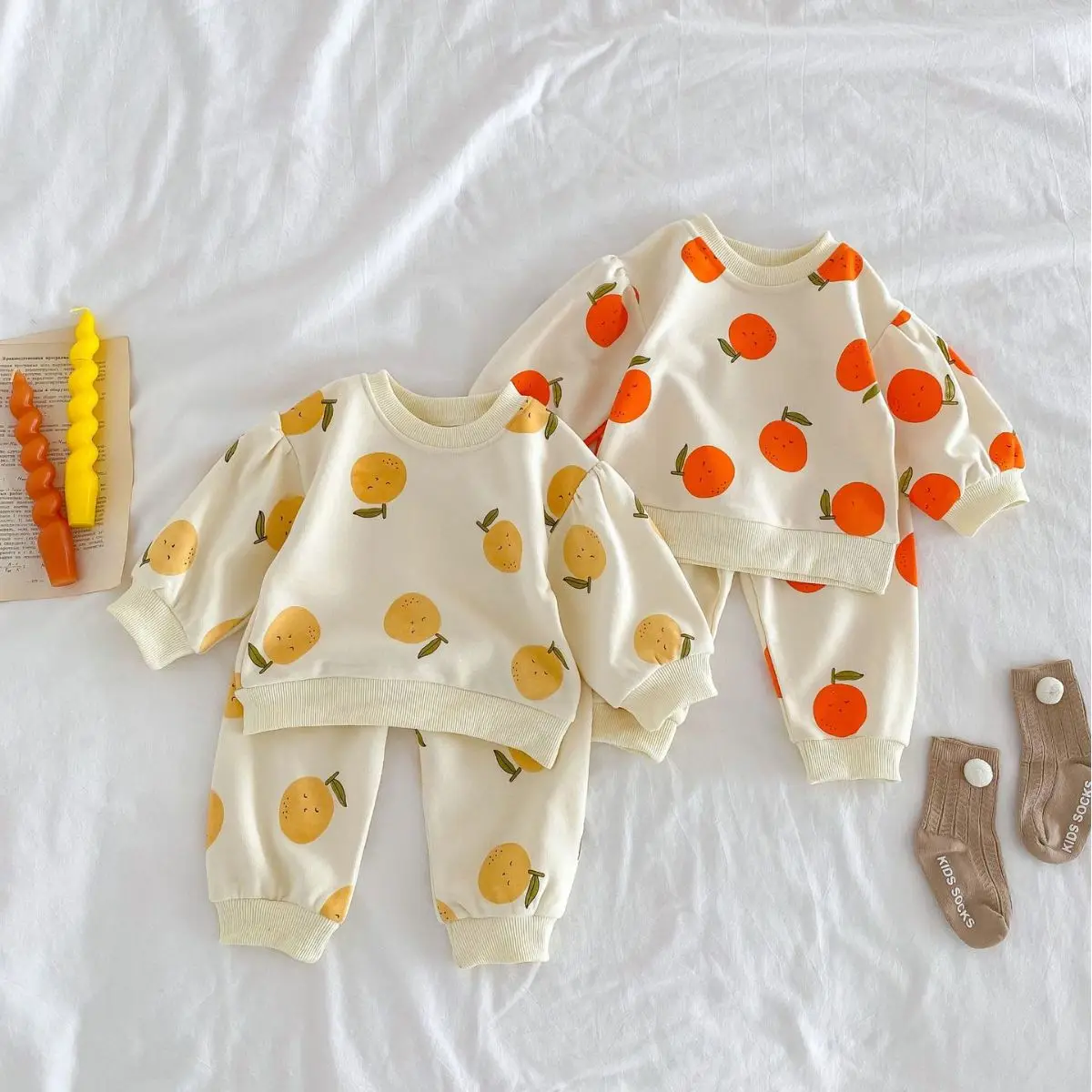 Autumn Baby Super Bird Boy Girl Tricot Babies Clothes Wholesale Waffle Home Sweatshirt Cotton Long Sleeve Suit Kids Outfit Sets