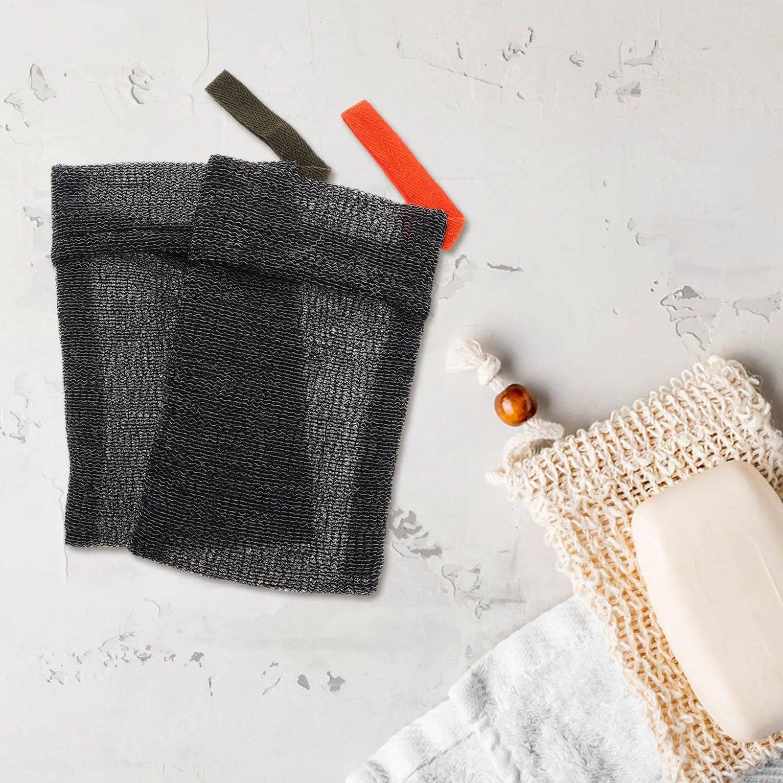 

Набор из 2 нейлоновых мешочков-сеток для мыла: для умывания, купания, сбора остатков мыла, отшелушивания