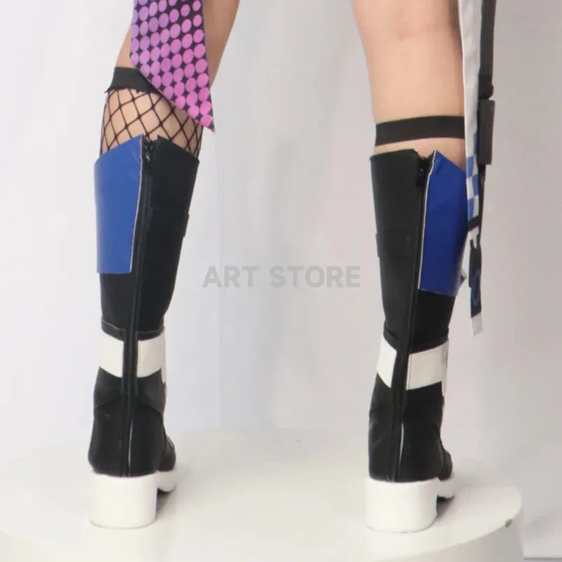 게임 혼카이 스타 레일 실버 울프 코스프레 코믹콘 할로윈 의상 여성용 신발 yi;4