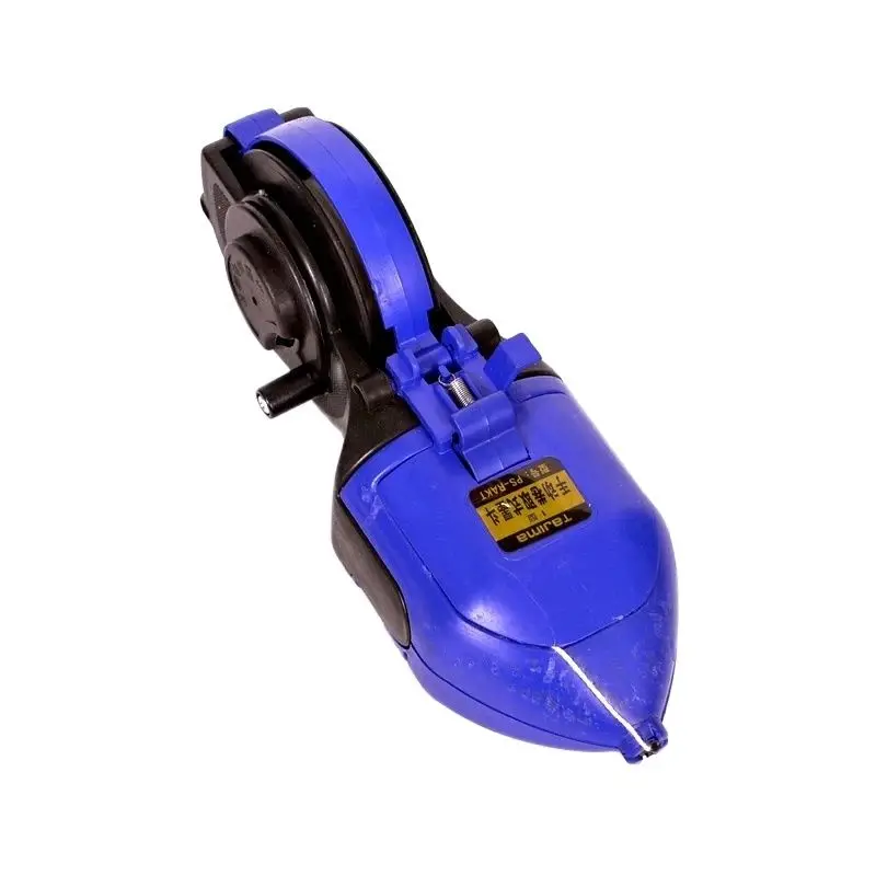 Hand Crank Krijt Lijn Reel, 30M, krijt Lijn Scribers Timmerman Inkt Marker Hand Reel Draad Doos Voor Houtbewerking Bouw