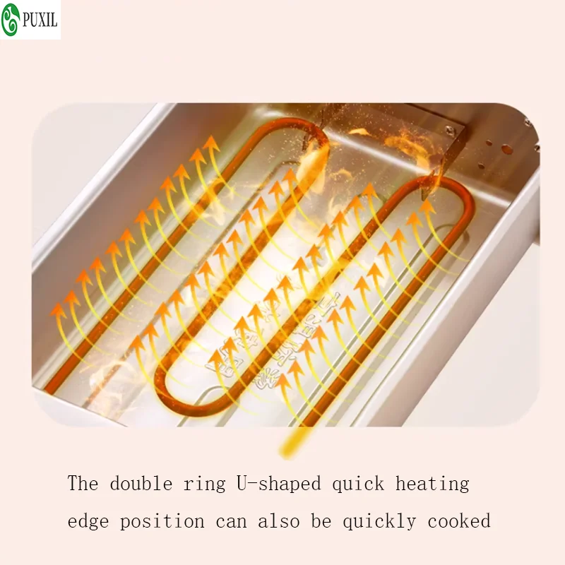 Automatic Rotating 6 tube Hot dog Grill Sausage Roaster Smokeless Barbecue Machine Corn cob Kebab Skewer Bake oven 3 in1 Griddle