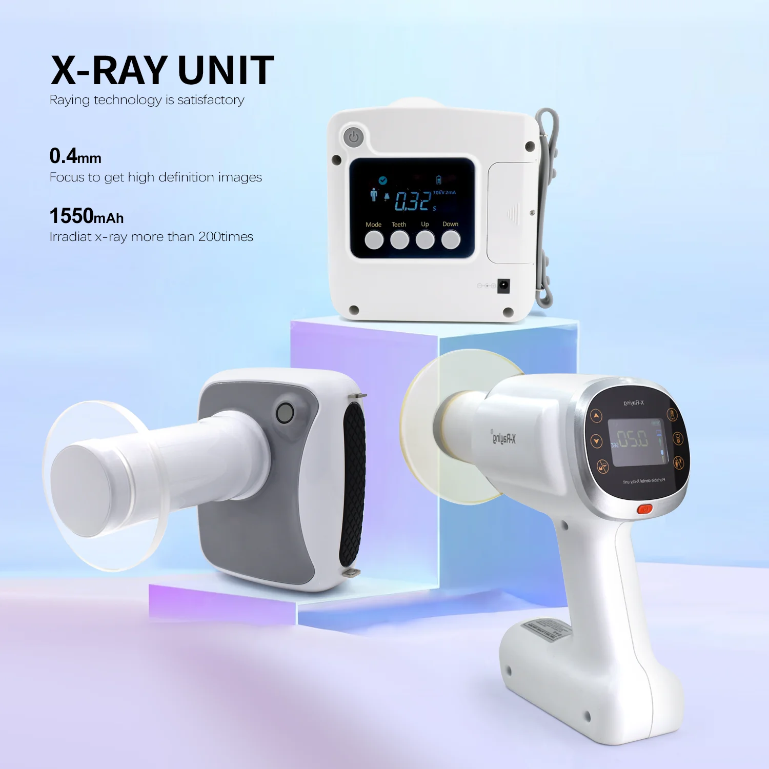 2024 Hot Three MOdel Dental X-Ray Machines Digital X-Ray Camera Portable X-Ray Unit Work with RVG Sensor