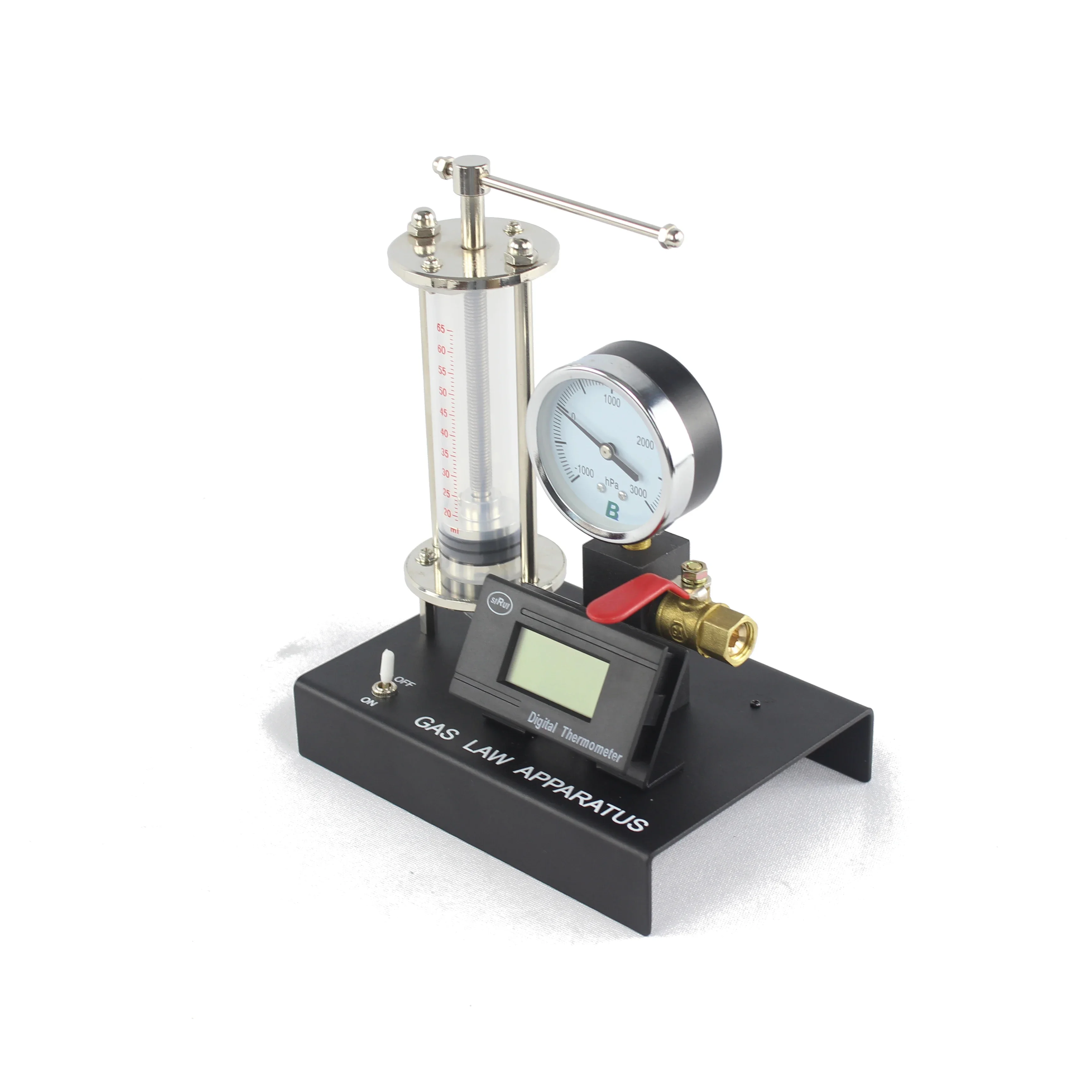 Physical Boyle's Gas Law Apparatus With Pressure Gauge factory