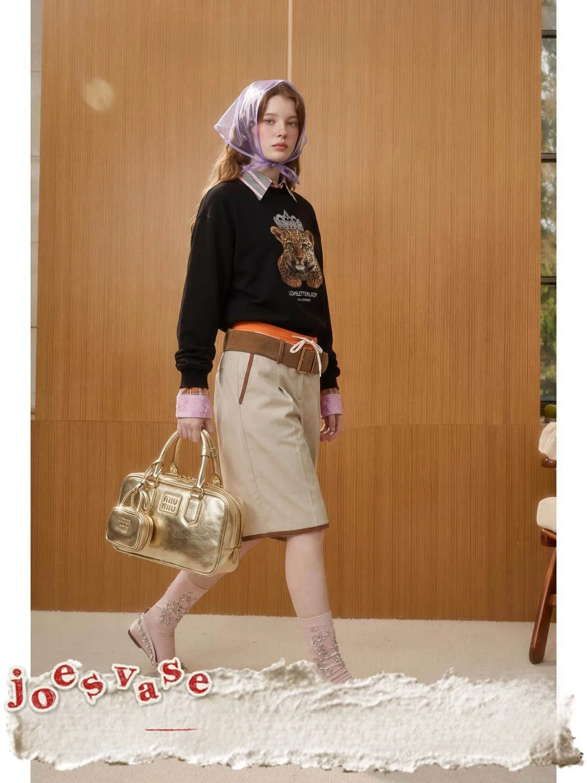 

Женская толстовка Bla Fce с принтом леопарда и короной, круглый вырез, свободный крой, длинный рукав, модная одежда для девушек