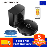 Robot Vacuum Cleaner Liectroux G7 ,Self Empty,Laser Lidar Navigate,Multi-floor Map,6500Pa,Carpet Boost,180Min Run