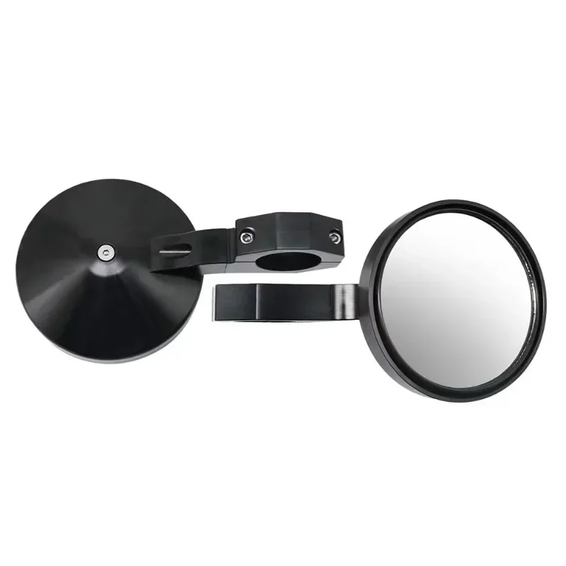 Universal Bar End Stainless Steel Lens Bike Bicycle Mirror Safe Adjustable Rearview Cycle E-bike Mirror