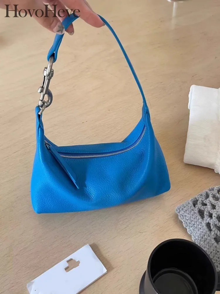 

Designer Womens Versatile Casual Soft Leather Shoulder Bag Cowhide Leather Handbags Elegant Ladies Underarm Bags Crossbody Bag