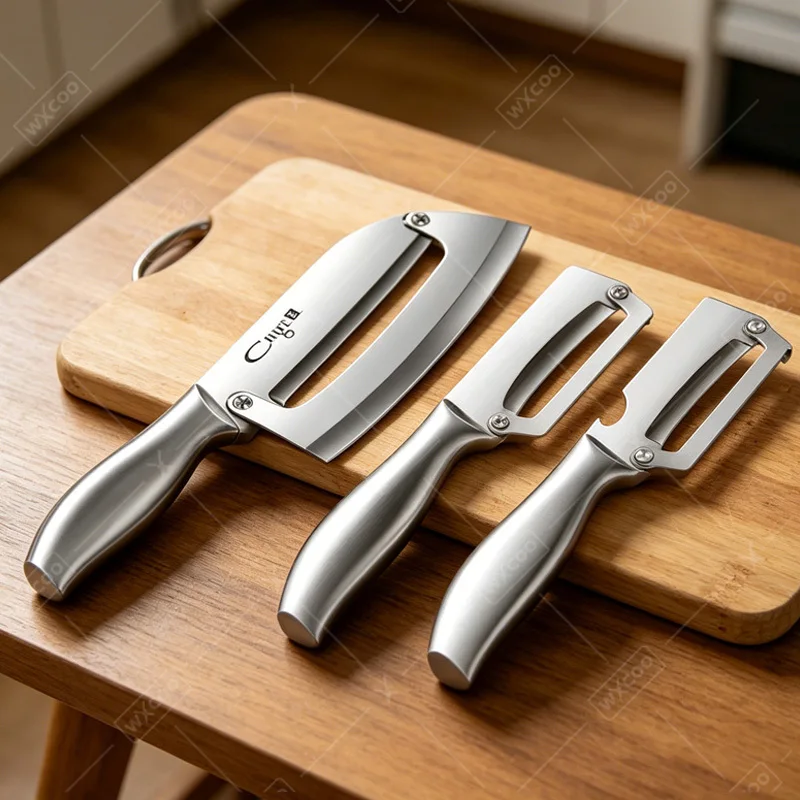 Slicer Knife Kitchen Peeler Stainless Steel Flat Edge Peeler Potato Peeler Watermelon/Melon Grater Kitchen Multi-Purpose Tool​