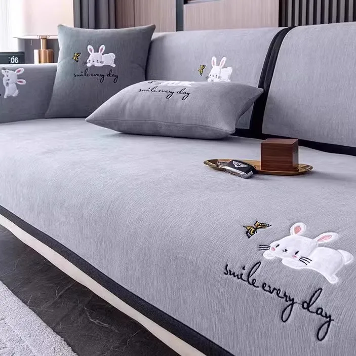 

Heavy-duty Sofa Cover with Waterproof Coat, Reliable Couch Cover and Comfy Sofa Slipcover for Daily Protection