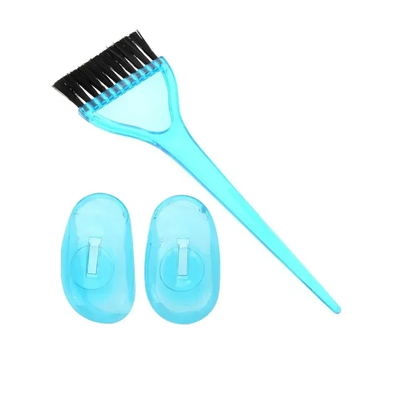 Gorros para los oídos para peluquería, juego de cepillos y cuencos, mezclador de tinte para el cabello, aplicador para teñir el cabello