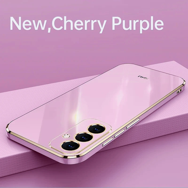 Para Samsung Galaxy M55 5G funda para Samsung Galaxy M 55 5G funda protectora de cámara antihuellas de TPU suave de alta calidad