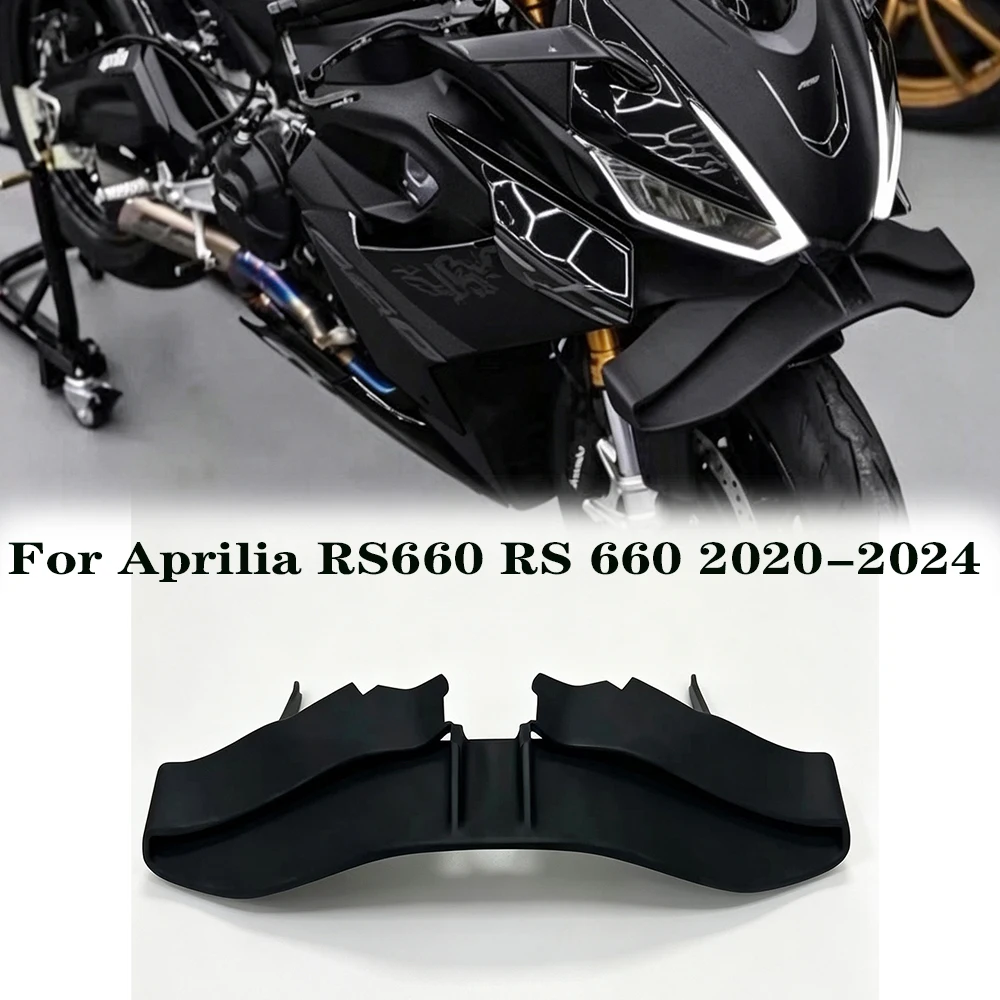 Motorcycle GP Fixed Wing Accessories Spoiler Aerodynamic Winglet For Aprilia RS660 RS 660 2020-2024 ABS Carbon