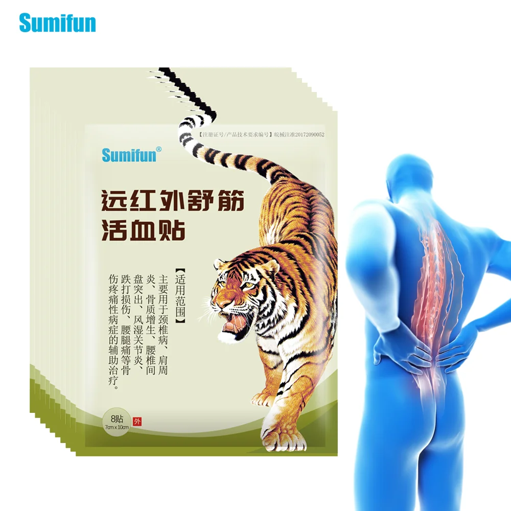 

8/24/40/80Pcs Tiger Balm Analgesic Patch Arthritis Rheumatoid Pain Relief Plaster Joint Muscle Sprain Ache Medicine Sticker Care