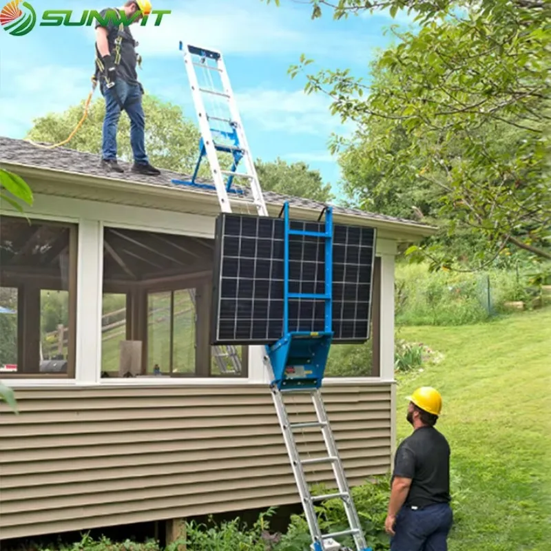 

[Best-Selling] Ac Installation Lifter Roofing Ladder Hoist Domestic Elevator Small Size Electric 20Ft Simple Electrical Ladders