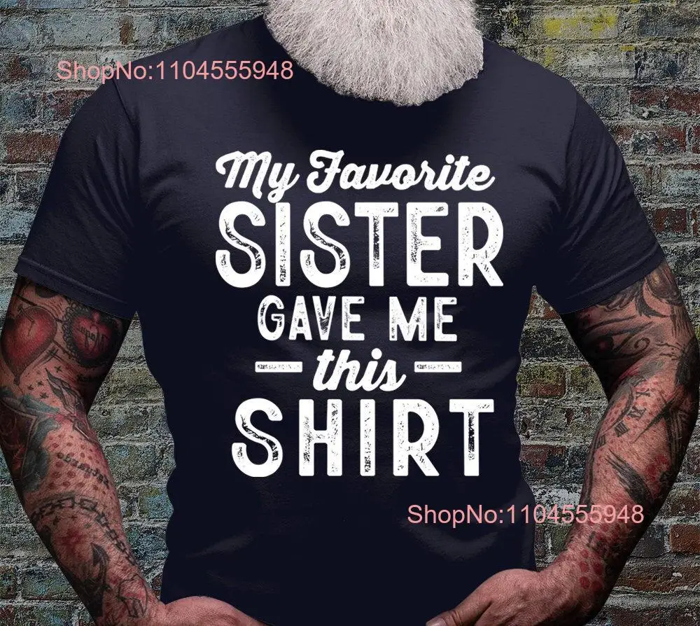 

Футболка Best from Sister для брата, любимый день рождения, Рождество, длинные или с короткими рукавами