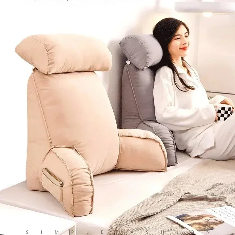 

Ultra Soft Memory Foam Reading Pillow Office Sofa Bedside Back Cushion Bed Lumbar Support Cushions Backrest Backs Rest