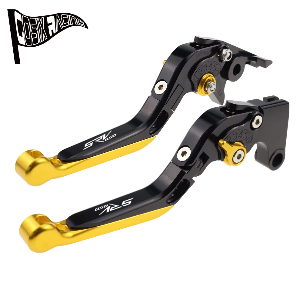 

Fit For SRV850 SRV 850 2012-2022 SR850 Motorcycle CNC Accessories Folding Extendable Brake Clutch Levers Adjustable Handle Set