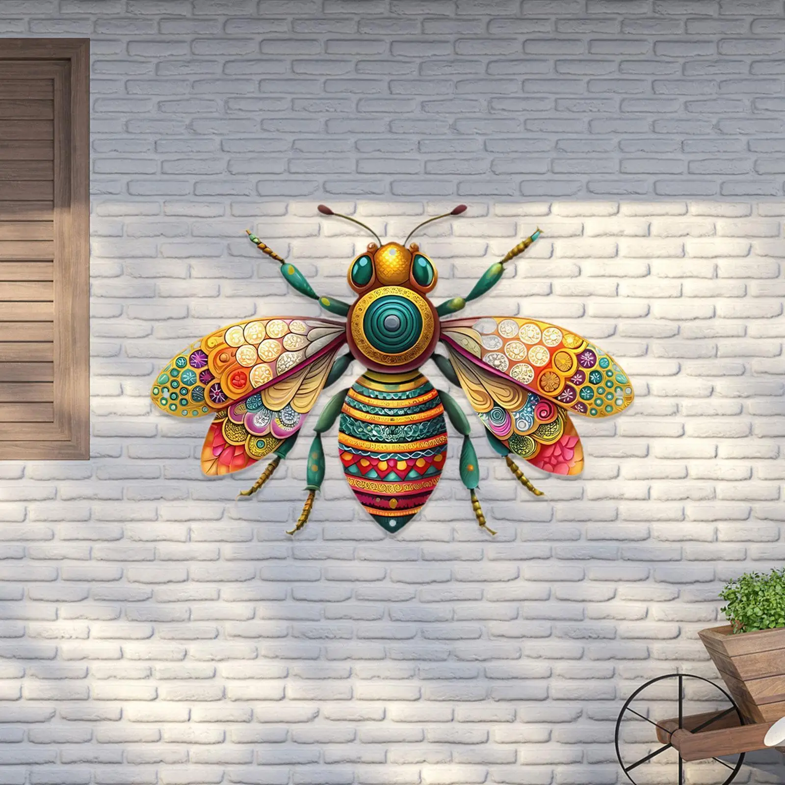 

Металлическая бабочка Настенный декор Настенный художественный декор Элегантный универсальный минималистичный подвесной