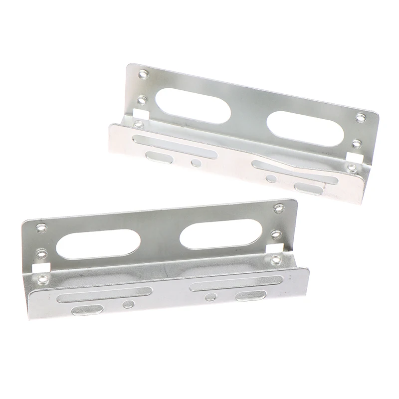 2PCS Desktop Hard Drive Bracket 3.5 To 5.25 Optical Drive Expansion Holder Hard Drive Rack Bracket Caddy Bay for SSD M.2 HDD