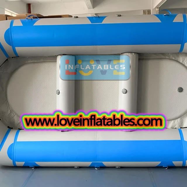 11ft 6 شخص 1.2 مللي متر المواد البلاستيكية قطرة غرزة الطابق نفخ طوف المياه البيضاء ، الصيد تجمع قارب السعر