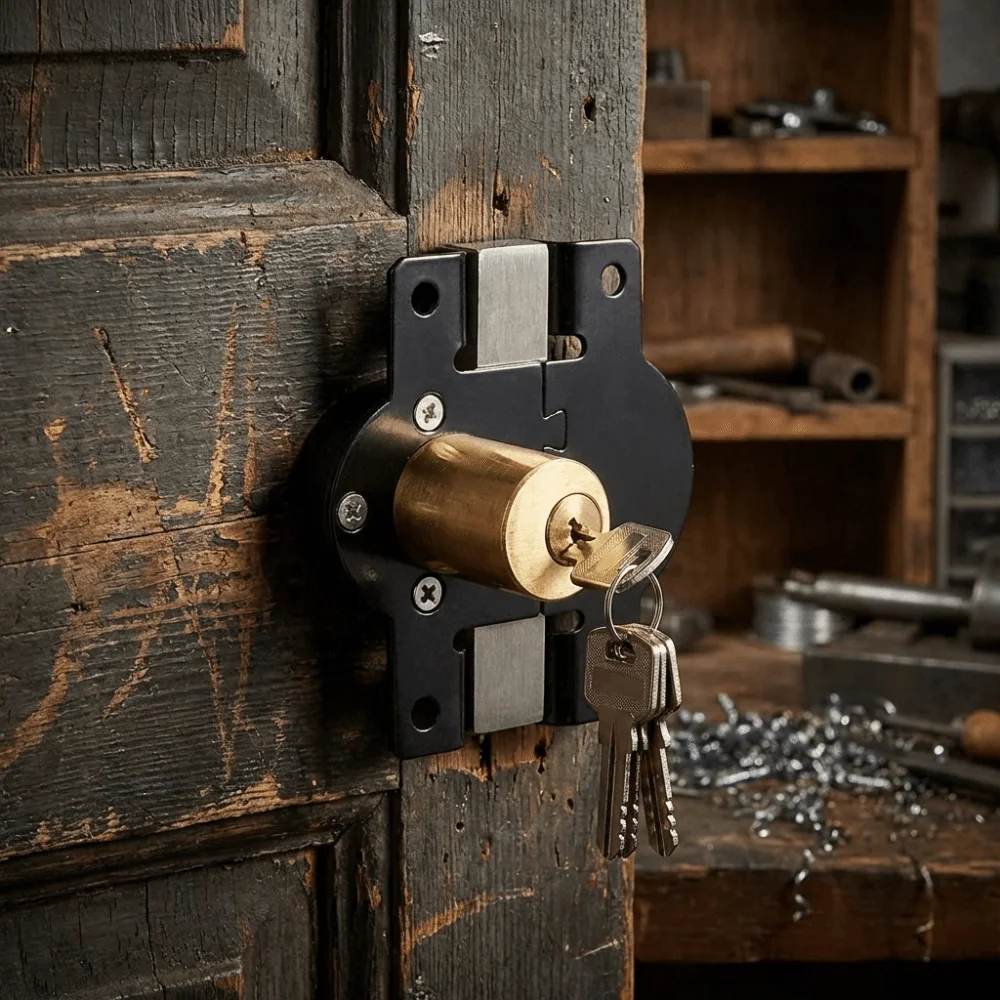 50mm Size Heavy Duty Door Catch Lock Thickened Rod 70mm Size Slide Catch Hasp Lock Multiple Sizes Solid Rod Barrel Bolt