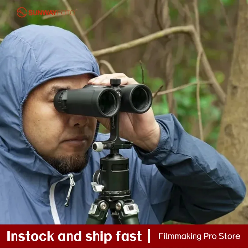 

SUNWAYFOTO Binocular Tripod Adapter Accessories,with Arca Swiss Plate and 1/4 Thread Hole