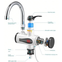 AT19-Electric Kitchen Water Heater 3000W Tap Instant Hot Cold Heating Faucet Instantaneous Water Heater