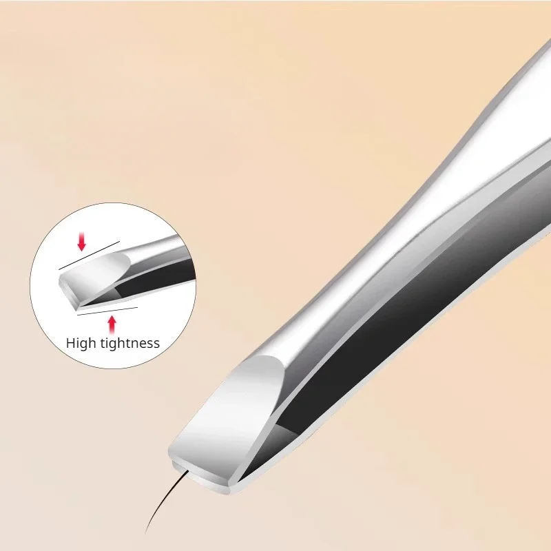 CMGF-Boxed Pinças Pequenas, Alicates De Remoção De Cabelo De Aço Inoxidável, Multi-Purpose Sobrancelha Curler, Encrespador De Cílios Falsos, Encrespador De Bigode