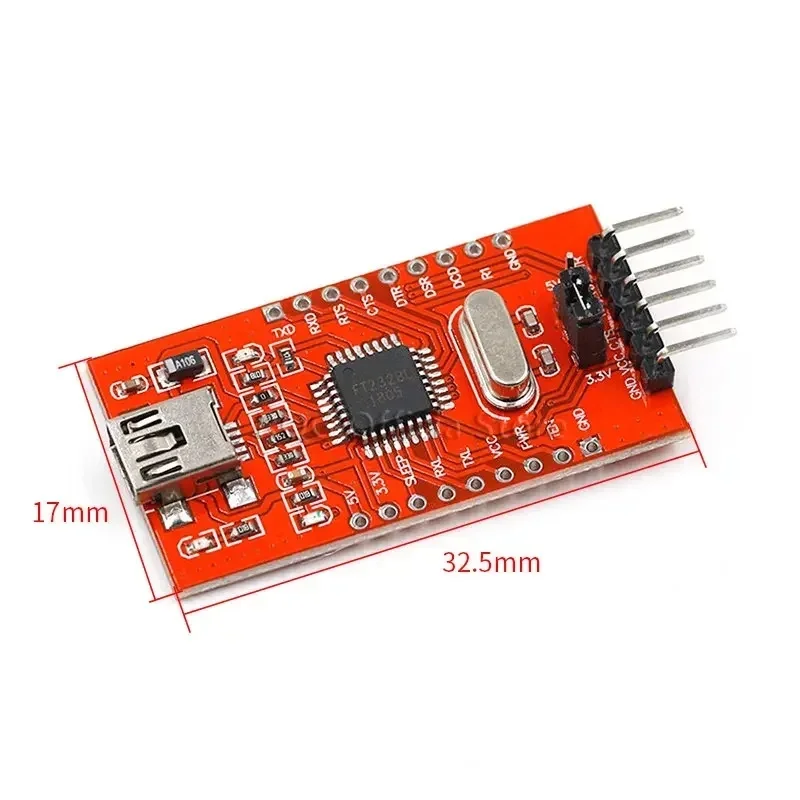 FT232BL FTDI USB 3.3V 5.5V to TTL Serial Adapter Module USB Mini Port USB to TTL module FT232RL improvement