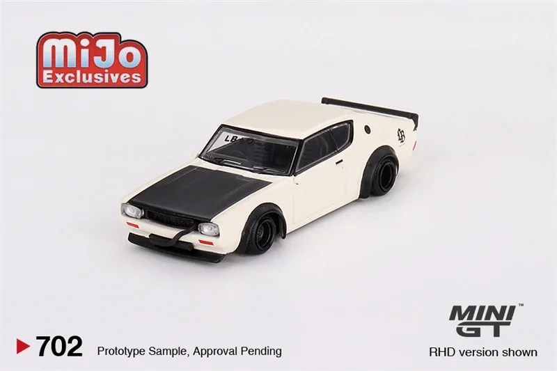 

Мини GT Mijo Exclusives 1:64 Skyline Kenmeri Liberty Walk белый литая модель автомобиля